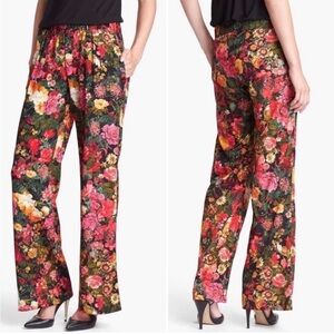 Wayf Multicolor Floral Wide Leg Pants